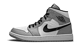 Air Jordan 1 Mid Light Smoke Grey Gris - 43