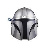 Hasbro Star Wars Wars The Black Series The Mandalorian elektronischer Premium Helm Rollenspielprodukt, Silber, One Size