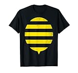 Biene Kostüm Kinder Mann Frau Halloween Hummel Tierkostüm T-Shirt