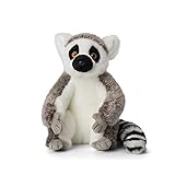 WWF Plüschtier Lemur (23cm), besonders Flauschige und lebensechte Plüschtierkollektion des WWF, hohe Qualitäts- und Sicherheitsstandards, auch für Babys geeignet, Mehrfarbig
