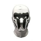 Hpparty Watchmen Rorschach Maske, Digitaldruck Kopfbedeckung Vollkopfmaske, Cosplay Halloween Kostüm Requisiten