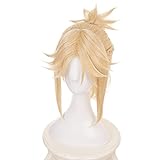 HIROAKIYA Saber Mordred Wig, Fate Saber Mordred Cosplay Wig with Clip Ponytail & Wig Cap