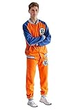 CoolChange Baseball Style Trainingsanzug im Son Goku Design | Jacke und Hose | Größe: S