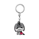 Funko POP! Keychain: Disney - Eeyore mit Heart - Beflockt - I-Aah - Winnie The Pooh - Neuartiger Schlüsselanhänger - Vinyl-Minifigur Zum Sammeln - Strumpffüller - Geschenkidee - TV Fans - Minifigur