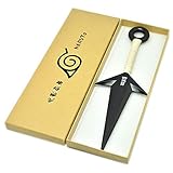 upain Naruto PVC Big Kunai Requisiten japanisches Ninja Cosplay Zubehör (schwarz)