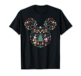 Disney Mickey & Friends Ohren mit Weihnachtssymbole Kurzarm T-Shirt
