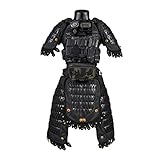 ADIY Samurai Tacitcal Armor, 6 in 1 Taktische Volle Rüstung Outfits für Hohen Rang (Weste Ist Nicht Enthalten), Schwarz