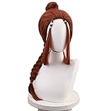 ydound Anime Coser Perücke Anime Cosplay Perücken, Avatar Katara Cosplay Perücken mit kostenloser Perückenkappe (Farbe: Braun) (Farbe: Braun)