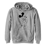 Disney Jungen Klassischer Mickey Formell Mickey Hoodie, Athletisch Heather, S