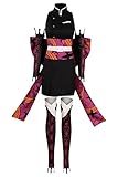 icewalker Anime Daki Cosplay Kostüm Demon Slayer Corps Uniform Kleid Hashira Cosplay Kostüm Damen Set für Halloween Karneval