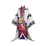 Generic Damen Daki Kimono Cosplay Kostüm Kleid Lange Robe Halloween Outfit Uniform Anzug (L)