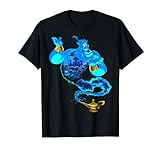 Disney Aladdin Genie Coming Out Of Lamp Portrait T-Shirt