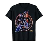 Marvel Avengers: Infinity War Neon Team Grafik T-Shirt T-Shirt