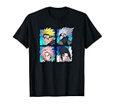 Naruto Shippuden 4 Köpfe T-Shirt