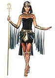 California Costumes Ägyptische Göttin Deluxe Kostüm 01271,Schwarz,Adult/S (6-8),