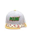 Meroncourt Unisex Teenage Mutant Ninja Turtles (TMNT) Pizza Bite Snapback, Einheitsgröße, (Sb080602tmt) Baseballkappe, Mehrfarbig (Grau), One Size