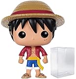 Funko Pop! Anime: One Piece - Monkey D. Luffy Vinyl Figure (Bundled with Pop BOX PROTECTOR CASE)