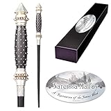 The Noble Collection - Narcissa Malfoy Character Wand - 14in (35cm) Wizarding World Wand with Name Tag - Harry Potter Film Set Movie Props Wands