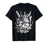 Japanischer Oni Cyberpunk Samurai – Fun Techwear Vintage Retro T-Shirt