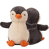 Kuscheltier Pinguin，21CM Pinguin Plüschtier，Plüsch Stofftier Pinguin Weich Gefülltes Kissen ，Tier Plüschkissen Spielzeug Geschenk für Kinder Mädchen Jungen，Kuscheltier