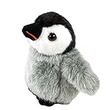 Uni-Toys Kuscheltier Pinguin Baby stehend 12 cm grau/schwarz/weiß Plüschpinguin