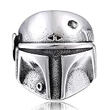 Mandalorianischer Helm voller Persönlichkeit Ring, Star Wars Empire Soldat Helm Herren Persönlichkeit Ring, Geschenk Cool Ring für Männer