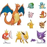 PoKéMoN Ultimative Deluxe Multi 10-Pack Figuren, Glurak, Karpador,Alpollo, Evoli,Glumanda, Schiggy,Pikachu,Bisasam,Pummeluff,Blitza,Offizielle Pokemon