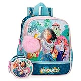 Disney Encanto Casita Los Madrigal Rucksack, Mehrfarbig, 21 x 25 x 10 cm, Mikrofaser, 5,25 l, bunt, Kindergartenrucksack