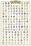 Pokemon - Kanto 151 - Anime Spiel Poster - Größe 61x91,5 cm