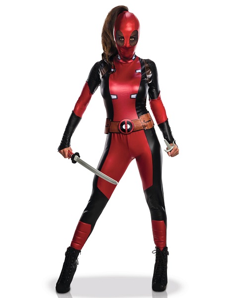 Deadpool-Kostüm-Damen-Frauen-Erwachsene