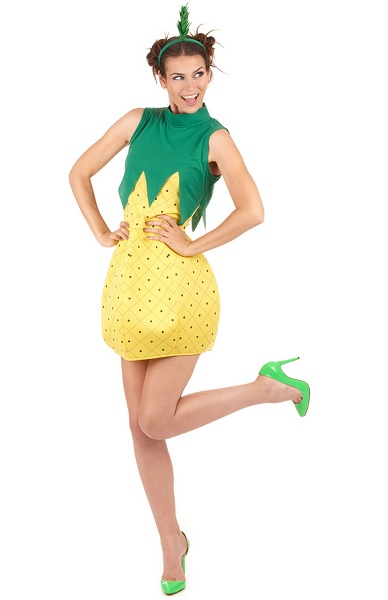 Ananas-Kostüm-Damen-Frauen-Erwachsene