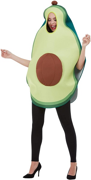 Avocado-Kostüm-Damen-Frauen-Erwachsene